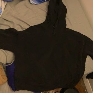Simple Black basic hoodie
